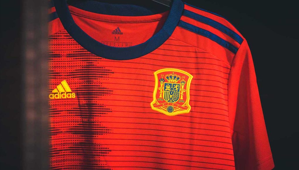 Camiseta adidas de España Mundial Femenino 2019 - Marca de Gol