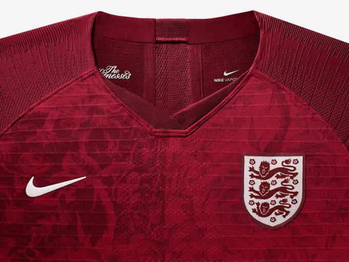 Camisetas Nike de Inglaterra Mundial Femenino 2019 Marca de Gol