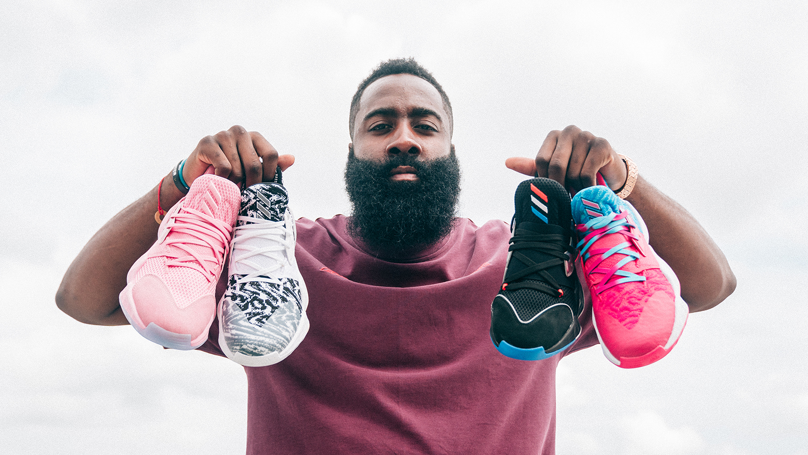 Venta > adidas harden vol 4 rosa > en stock